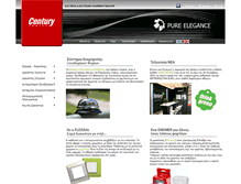Tablet Screenshot of centurycontrol.gr